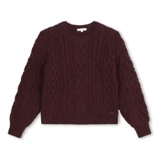 Джемпер фактурной вязки