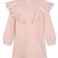 Платье из органического хлопка с оборками