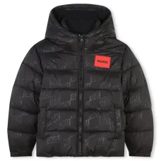 Пуховик с логотипом