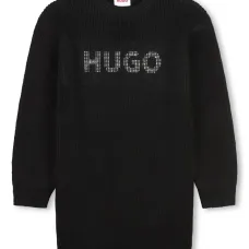 Трикотажное платье мини с логотипом