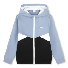 Худи в стиле колор-блок на молнии