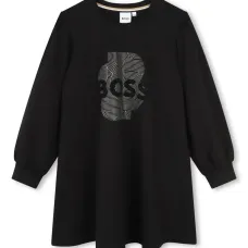 Платье-толстовка с логотипом