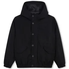 Куртка с капюшоном и логотипом