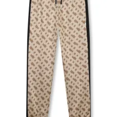 Спортивные брюки с кулиской и монограммой