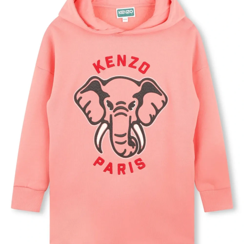 Платье-худи с принтом Elephant