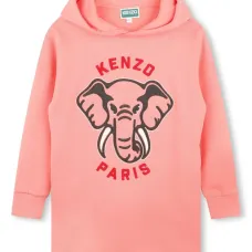 Платье-худи с принтом Elephant