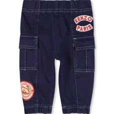 Твиловые брюки карго с аппликацией Твиловые брюки карго с аппликацией