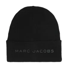 Шапка бини в рубчик с логотипом