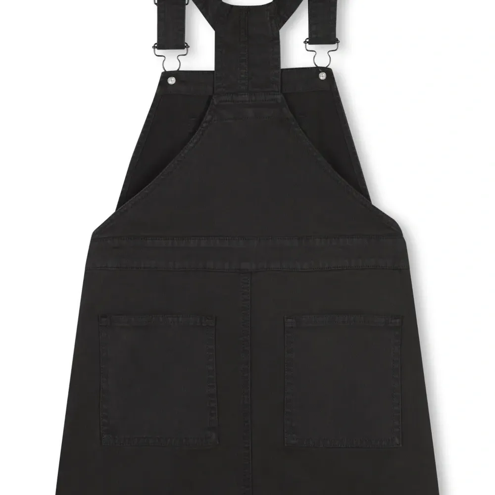 Джинсовое платье с вышитым логотипом