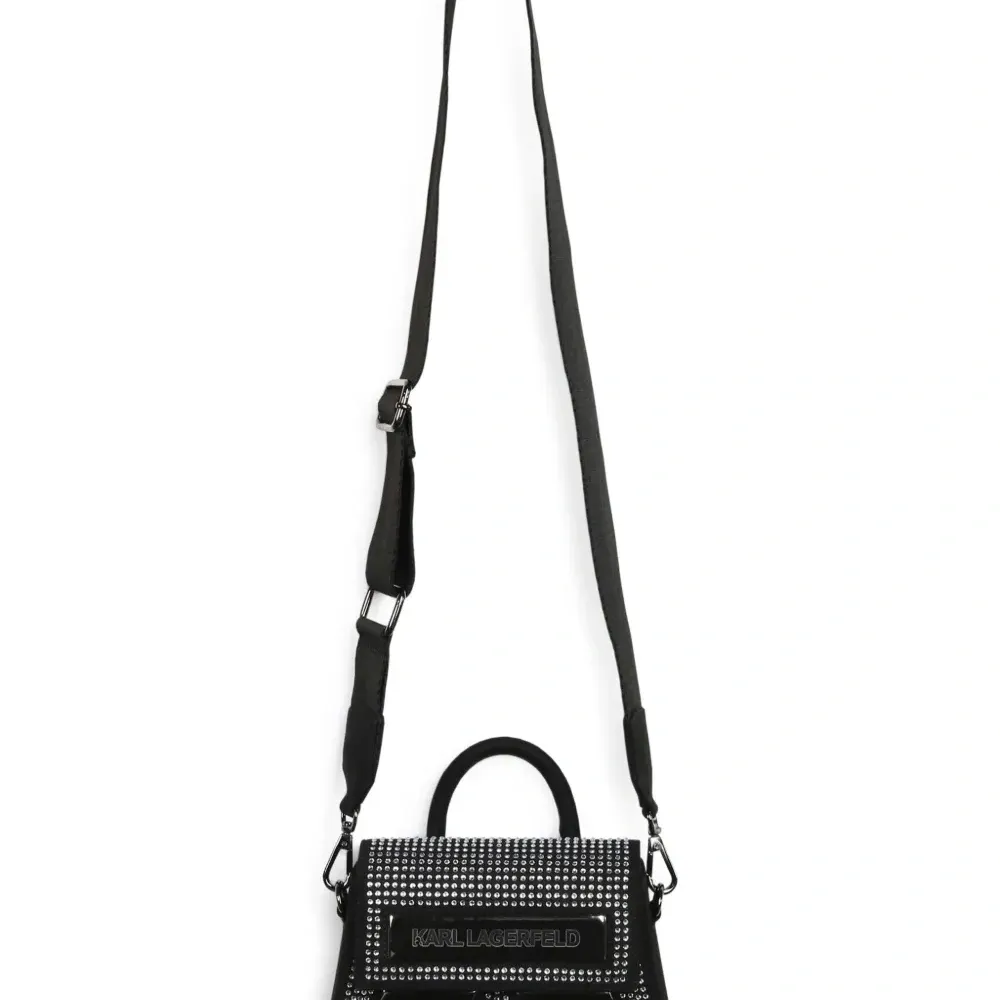 Сумка через плечо с кристаллами