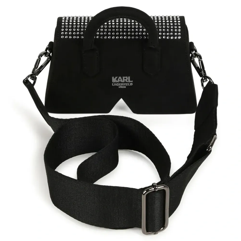 Сумка через плечо с кристаллами