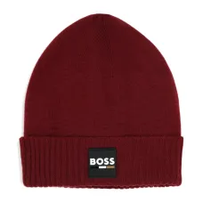 Шапка бини с нашивкой-логотипом