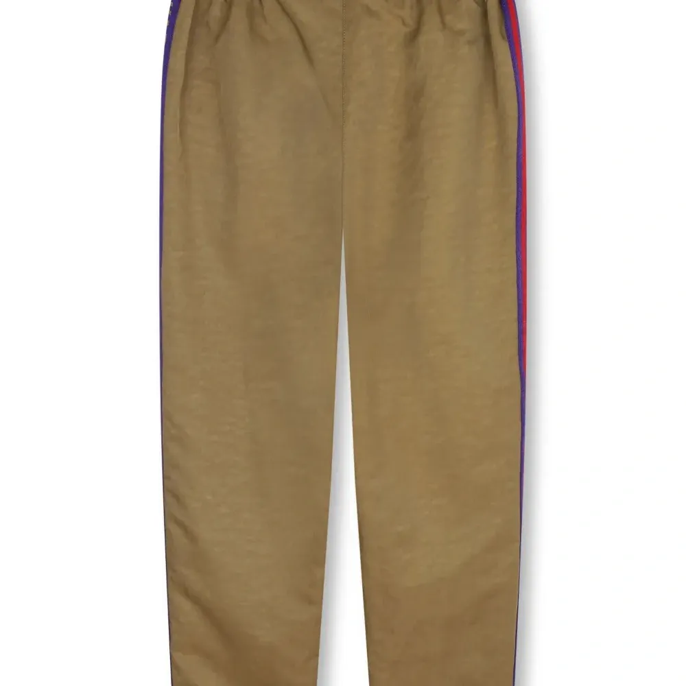 Брюки с отделкой в полоску