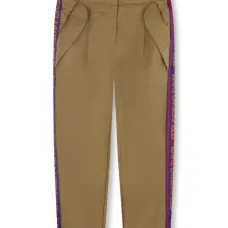 Брюки с отделкой в полоску Брюки с отделкой в полоску