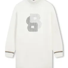 Трикотажное платье со стразами Трикотажное платье со стразами