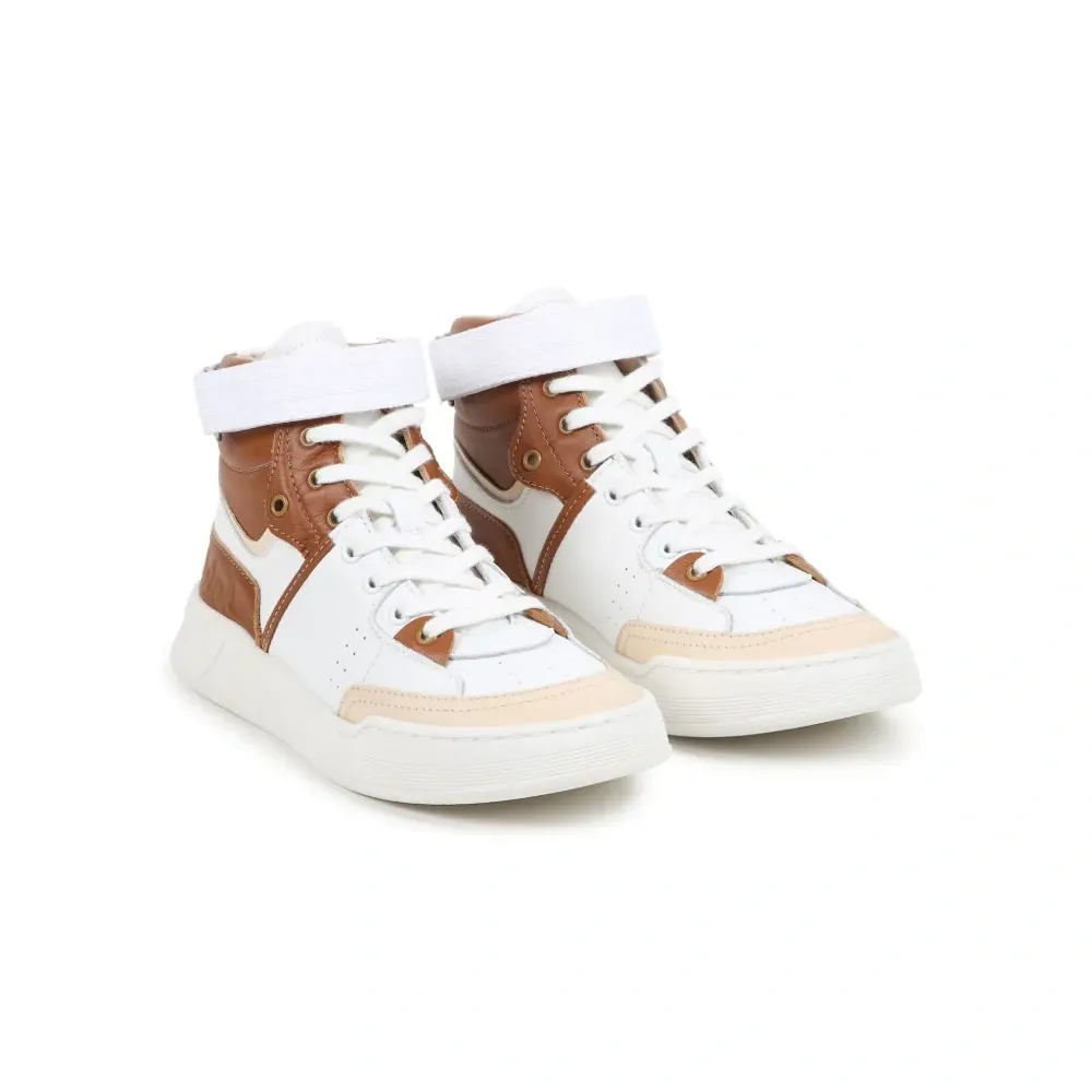 Высокие кроссовки со вставками Высокие кроссовки со вставками