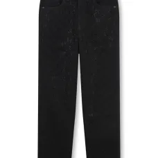 Джинсы с нашивкой-логотипом