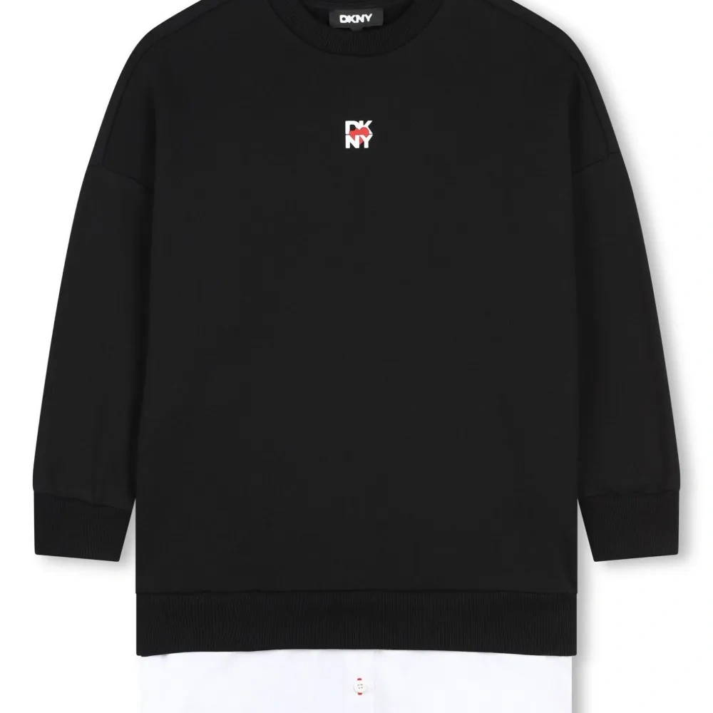 Платье-толстовка с логотипом