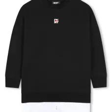 Платье-толстовка с логотипом