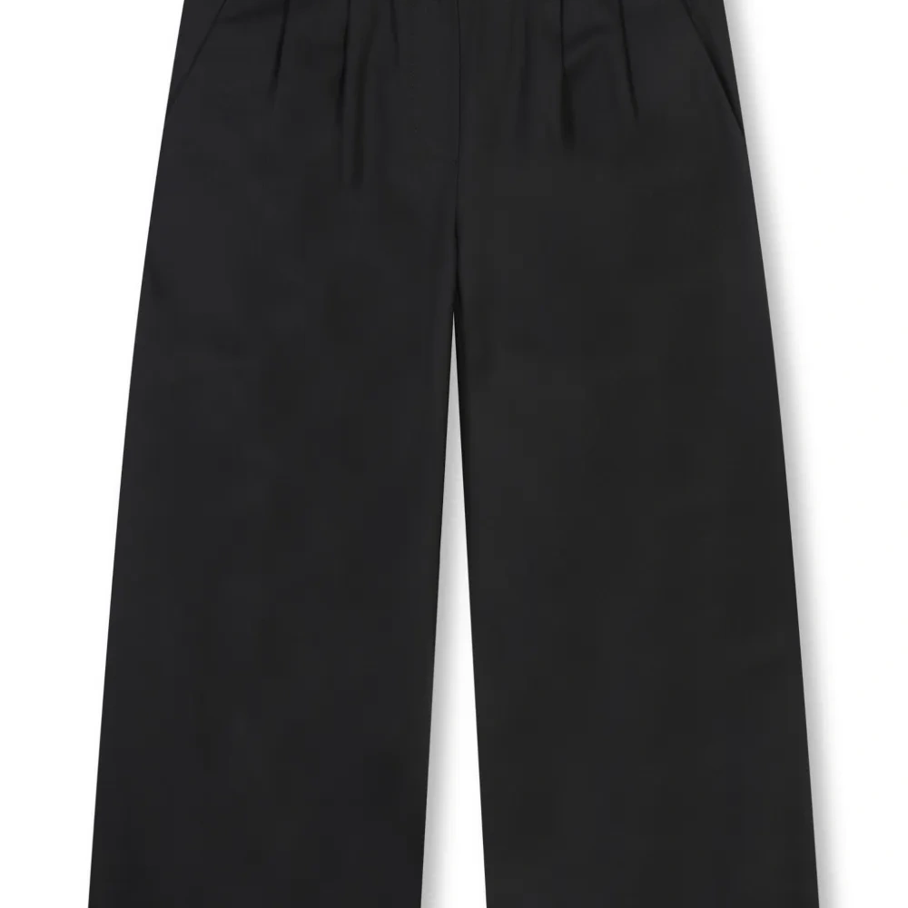 Широкие брюки с логотипом