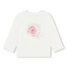 Футболка с цветочным принтом