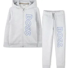 Спортивный костюм на молнии с принтом