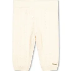 Трикотажные брюки с вышитым логотипом Трикотажные брюки с вышитым логотипом