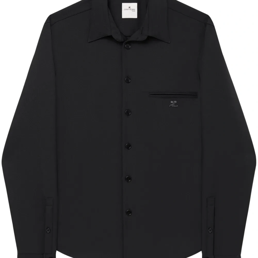 Твиловая рубашка с карманом