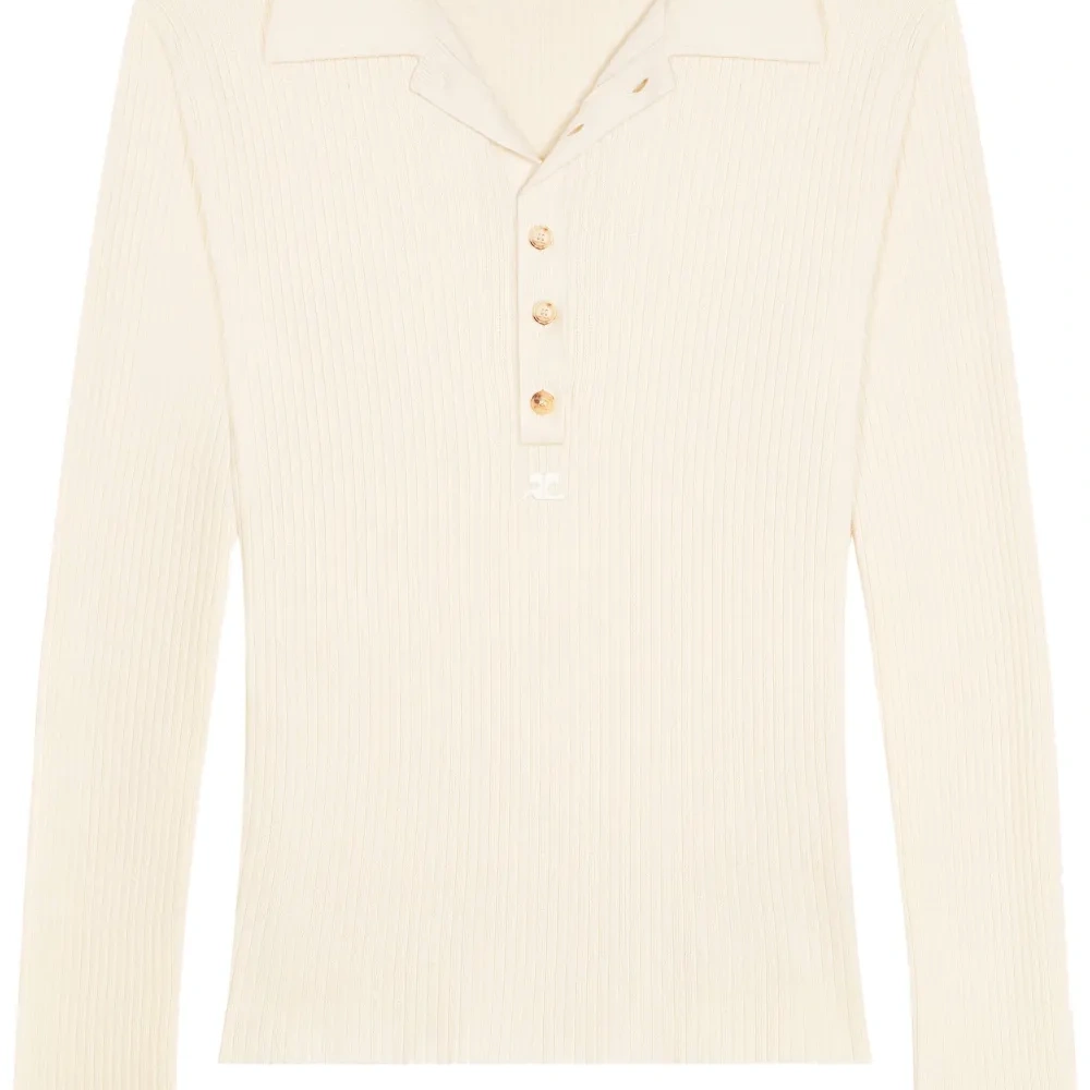 Рубашка поло из смесовой шерсти