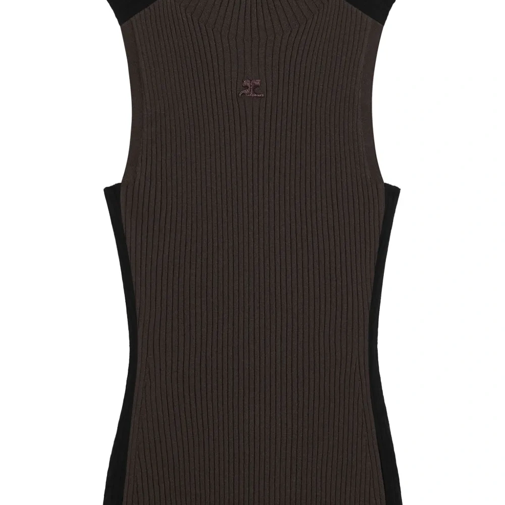 Топ без рукавов Contrast Frame