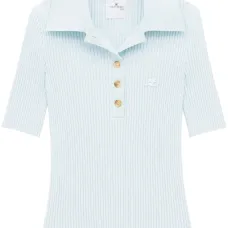 Рубашка поло Signature в рубчик