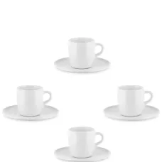 Набор из четырех чашек и блюдец для кофе мокка x Naoto Fukasawa Itsumo Набор из четырех чашек и блюдец для кофе мокка x Naoto Fukasawa Itsumo