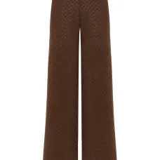 трикотажные брюки широкого кроя