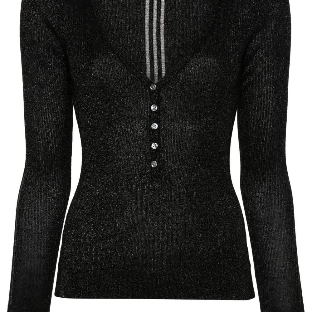 Топ тонкой вязки с люрексом