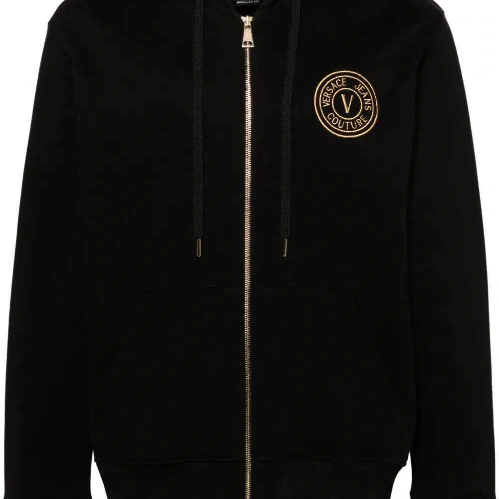 Худи на молнии с вышитым логотипом Худи на молнии с вышитым логотипом