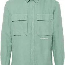 Рубашка с вышитым логотипом