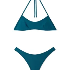 Двустороннее бикини в полоску