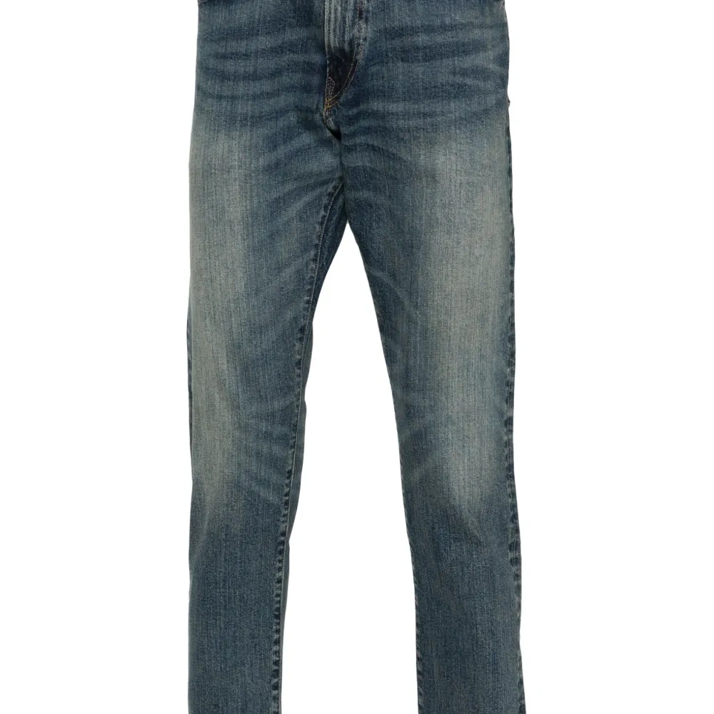 Джинсы с нашивкой-логотипом