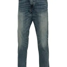 Джинсы с нашивкой-логотипом