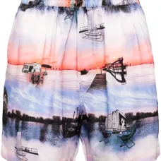 Шорты с принтом