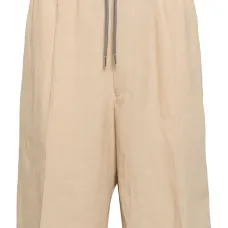 Льняные шорты с кулиской Льняные шорты с кулиской