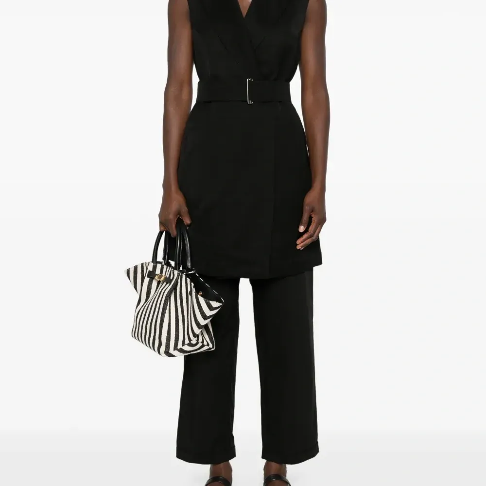 Поплиновые брюки с кулиской