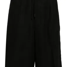 Льняные шорты с кулиской