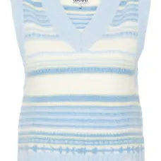 Трикотажный топ в полоску Трикотажный топ в полоску