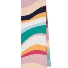 Шерстяной шарф в полоску