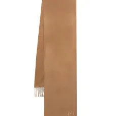 кашемировый шарф с вышитым логотипом