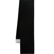 кашемировый шарф с вышитым логотипом