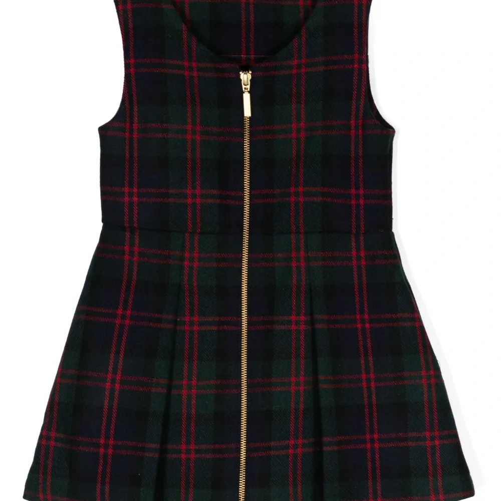 Платье А-силуэта в клетку