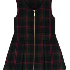 Платье А-силуэта в клетку