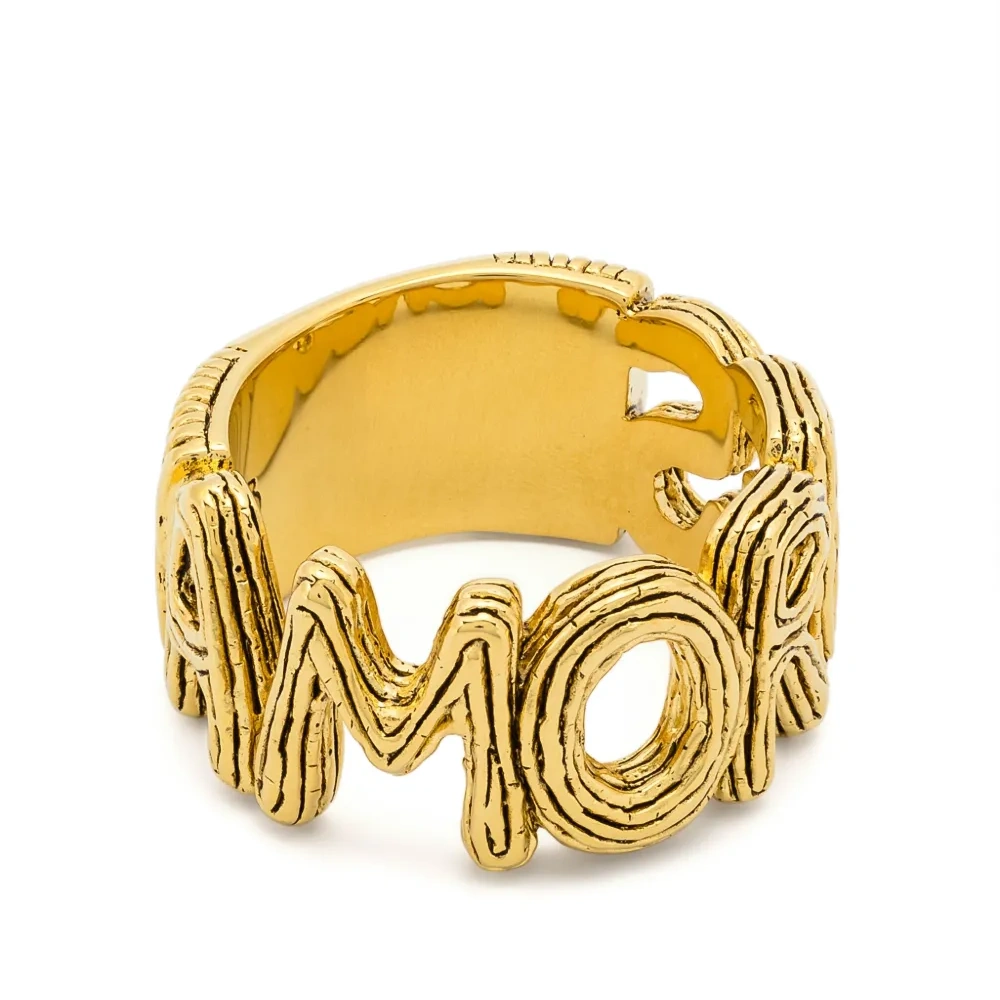 Amaite gold plated ring